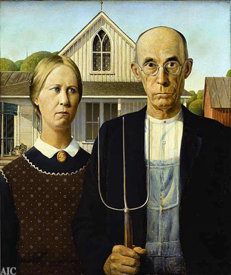 American Gothic (1930) - Grant Wood